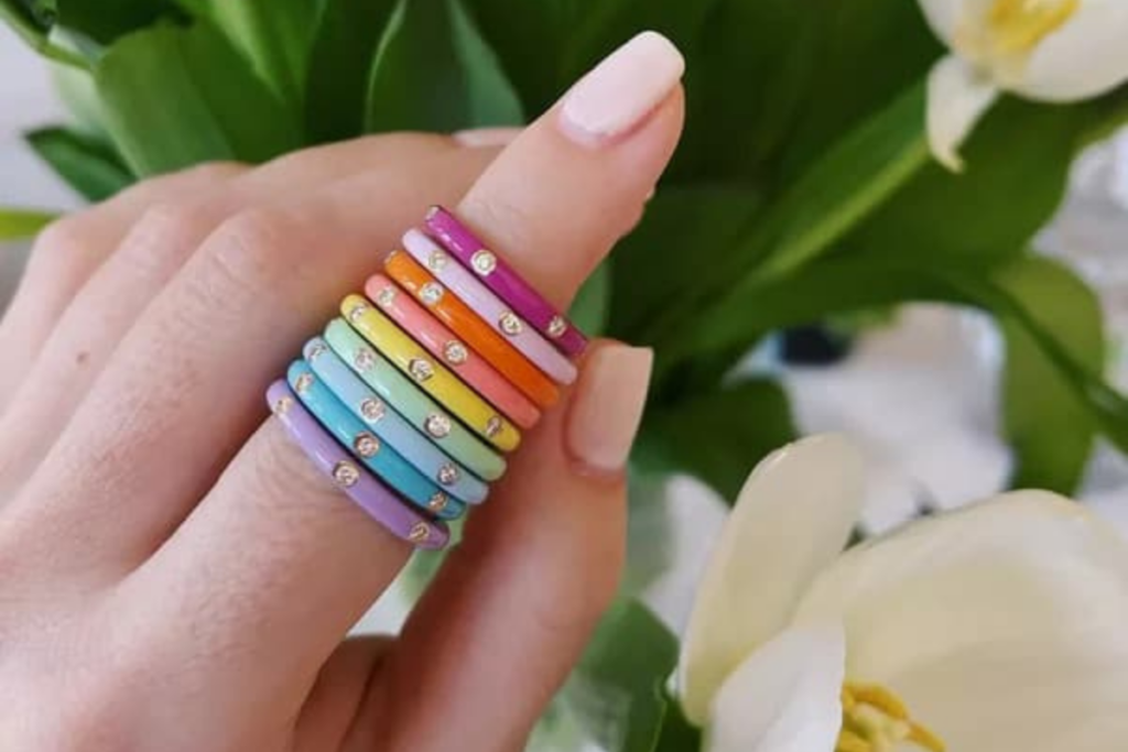 Enamel Rings: